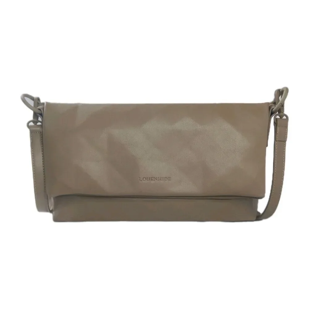 Louenhide Marley Shoulder Bag Taupe Brown Vegan Leather